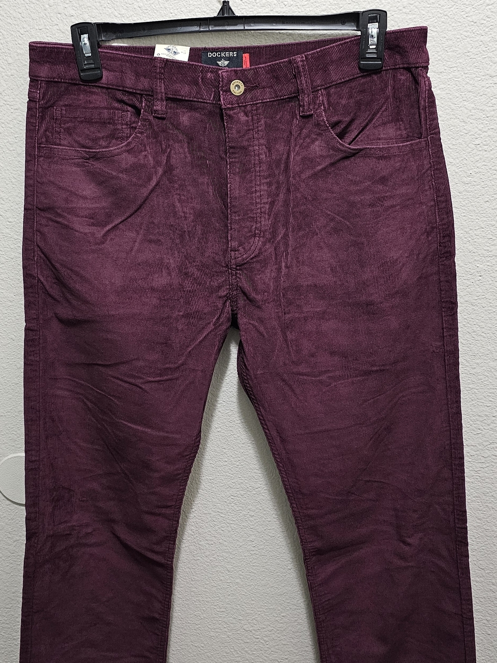 Dockers Men's Corduroy Pants - Wine